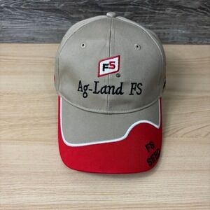Ag Land FS Hat Cap Strap Back Brown Deklab As Grow Seed One Size Adjustable